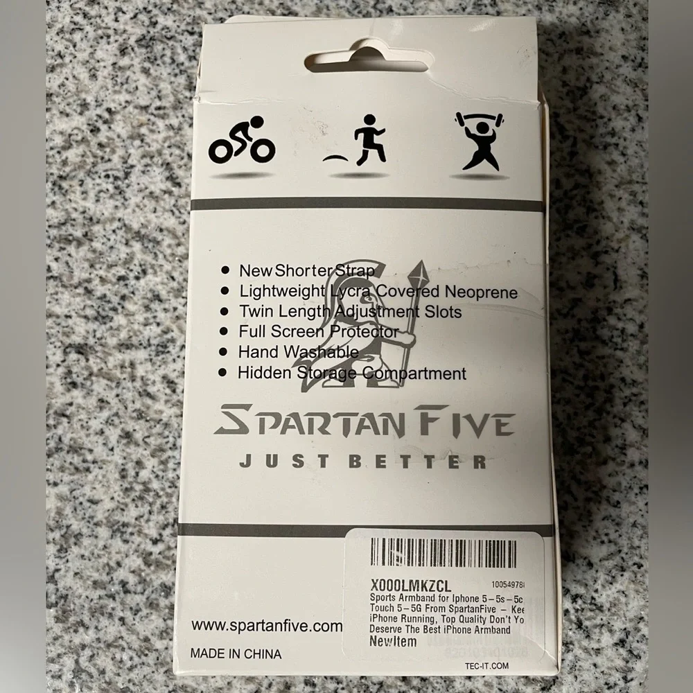 Just Better Spartan Five Running Armband for iPhone 5